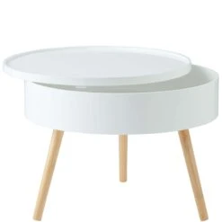 Beistelltisch Mit Stauraum COFFEE TIME In Weiß