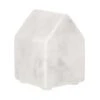 Deko-Haus L 6 X H 9cm BLOCKHOUSE In Weiß