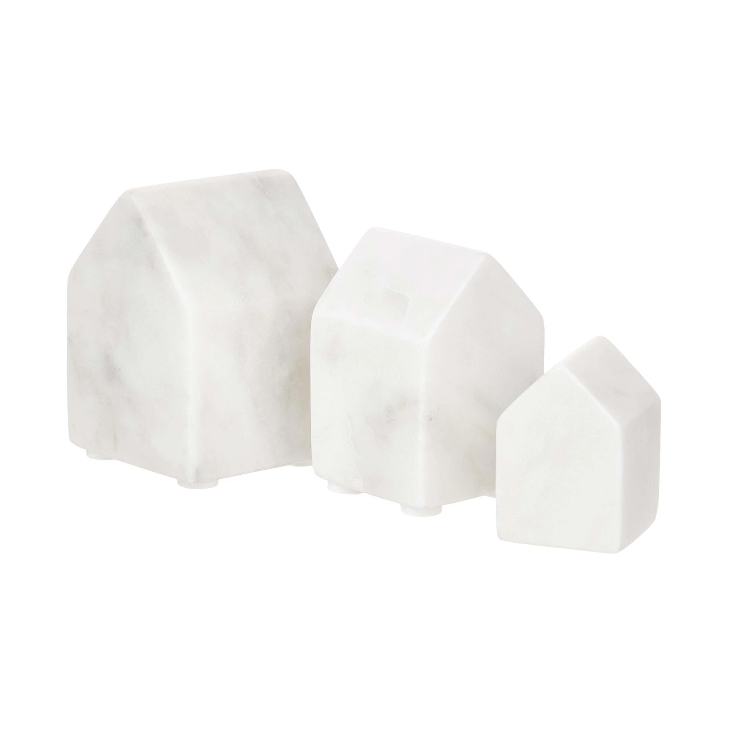 Deko-Haus L 6 X H 9cm BLOCKHOUSE In Weiß 7 Deko-Haus L 6 X H 9cm BLOCKHOUSE In Weiß – Bild 7