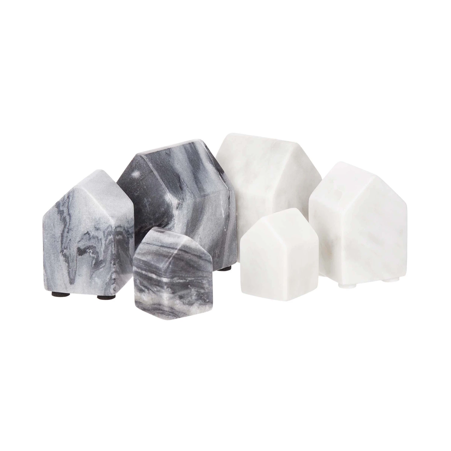 Deko-Haus L 6 X H 9cm BLOCKHOUSE In Weiß 8 Deko-Haus L 6 X H 9cm BLOCKHOUSE In Weiß – Bild 8