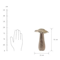 Deko-Pilz Höhe 19cm HARVEST SPLENDOR In Gold -Butlers butlers deko pilz hohe 19cm harvest splendor in gold 2