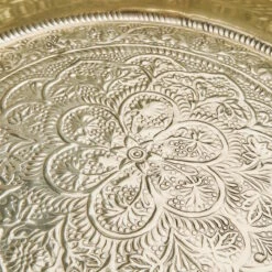 Deko Tablett Ø46cm ORIENTAL LOUNGE In Gold -Butlers butlers deko tablett o46cm oriental lounge in gold 4