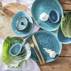 Butlers -Butlers butlers geschirr set zum dinner 12 tlg de la roya in blau 1