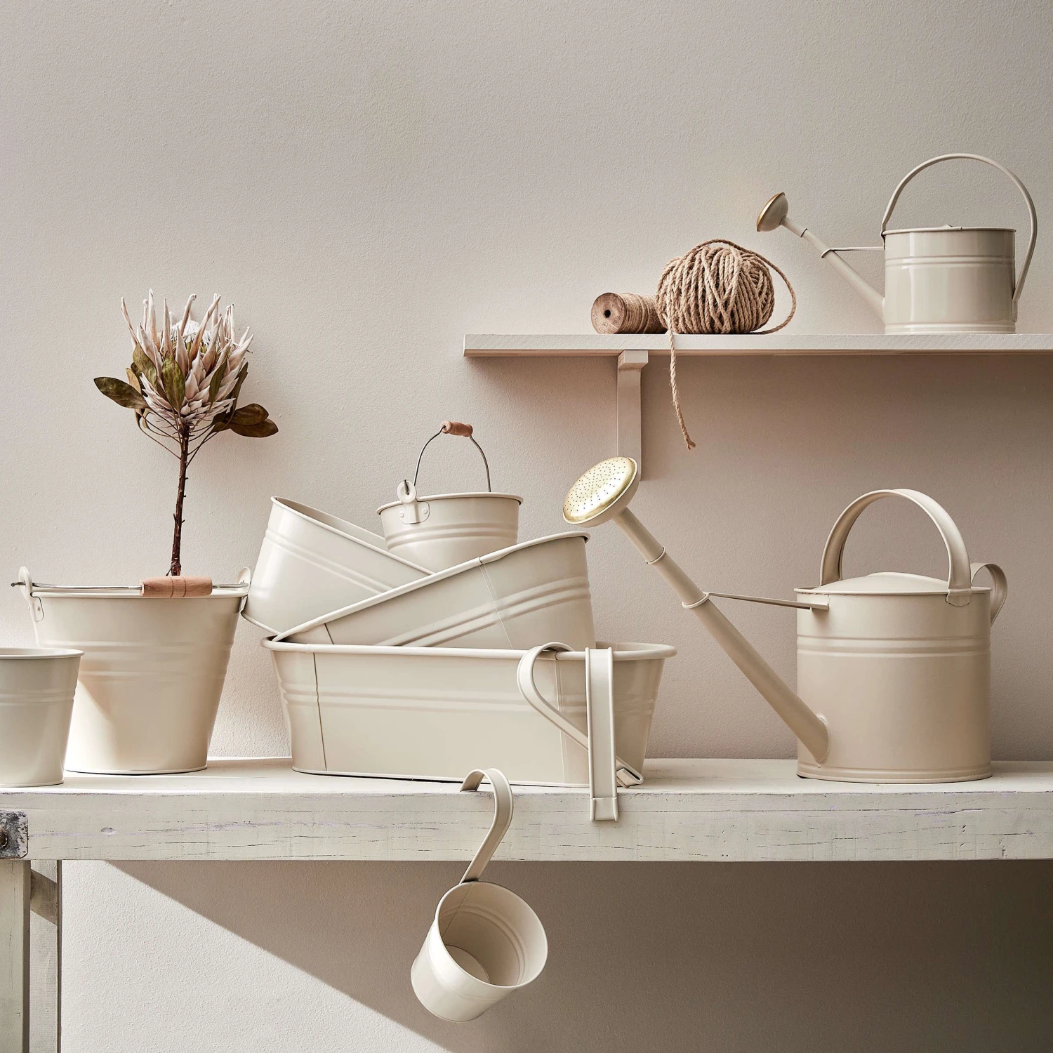 Gießkanne 8l ZINC In Beige 2 Gießkanne 8l ZINC In Beige – Bild 2