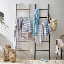 Butlers -Butlers butlers hamamtuch l 170 x b 90cm surfside in rot 1