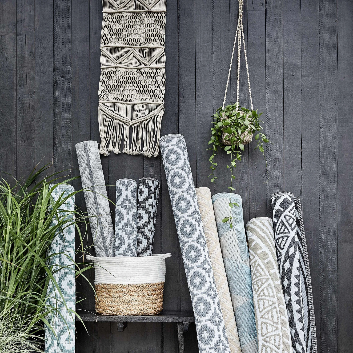 In- & Outdoor-Teppich Mosaik L 150 X B 90cm COLOUR CLASH In Schwarz 7 In- & Outdoor-Teppich Mosaik L 150 X B 90cm COLOUR CLASH In Schwarz – Bild 7