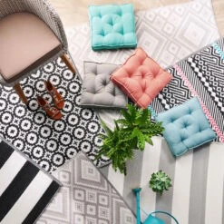 In- & Outdoor-Teppich Mosaik L 150 X B 90cm COLOUR CLASH In Schwarz 19 In- & Outdoor-Teppich Mosaik L 150 X B 90cm COLOUR CLASH In Schwarz -Butlers butlers in and outdoor teppich mosaik l 150 x b 90cm colour clash in schwarz 7