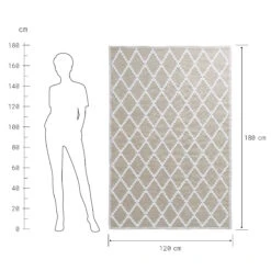 In- & Outdoor-Teppich Rauten L 180 X B 118cm COLOUR CLASH In Natur 12 In- & Outdoor-Teppich Rauten L 180 X B 118cm COLOUR CLASH In Natur -Butlers butlers in and outdoor teppich rauten l 180 x b 118cm colour clash in natur 3