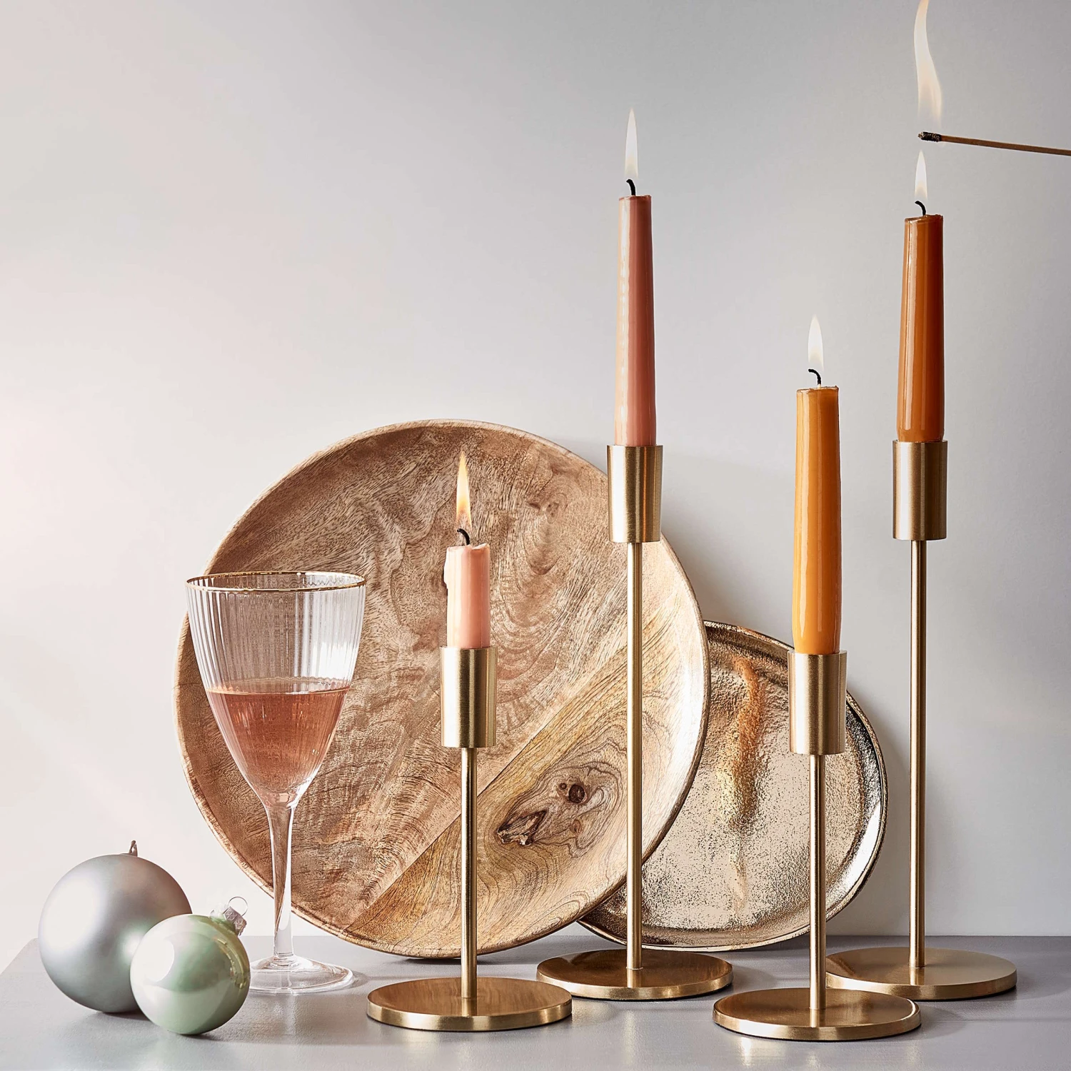 Kerzenhalter Höhe 29cm HIGHLIGHT In Gold 7 Kerzenhalter Höhe 29cm HIGHLIGHT In Gold – Bild 7