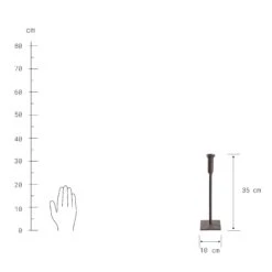 Kerzenhalter Höhe 35cm RUST In Braun 6 Kerzenhalter Höhe 35cm RUST In Braun -Butlers butlers kerzenhalter hohe 35cm rust in braun 2