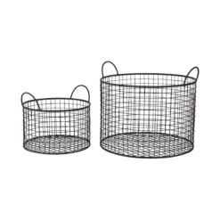 Korb Rund Ø22cm HOOP In Schwarz -Butlers butlers korb rund o22cm hoop in schwarz 3