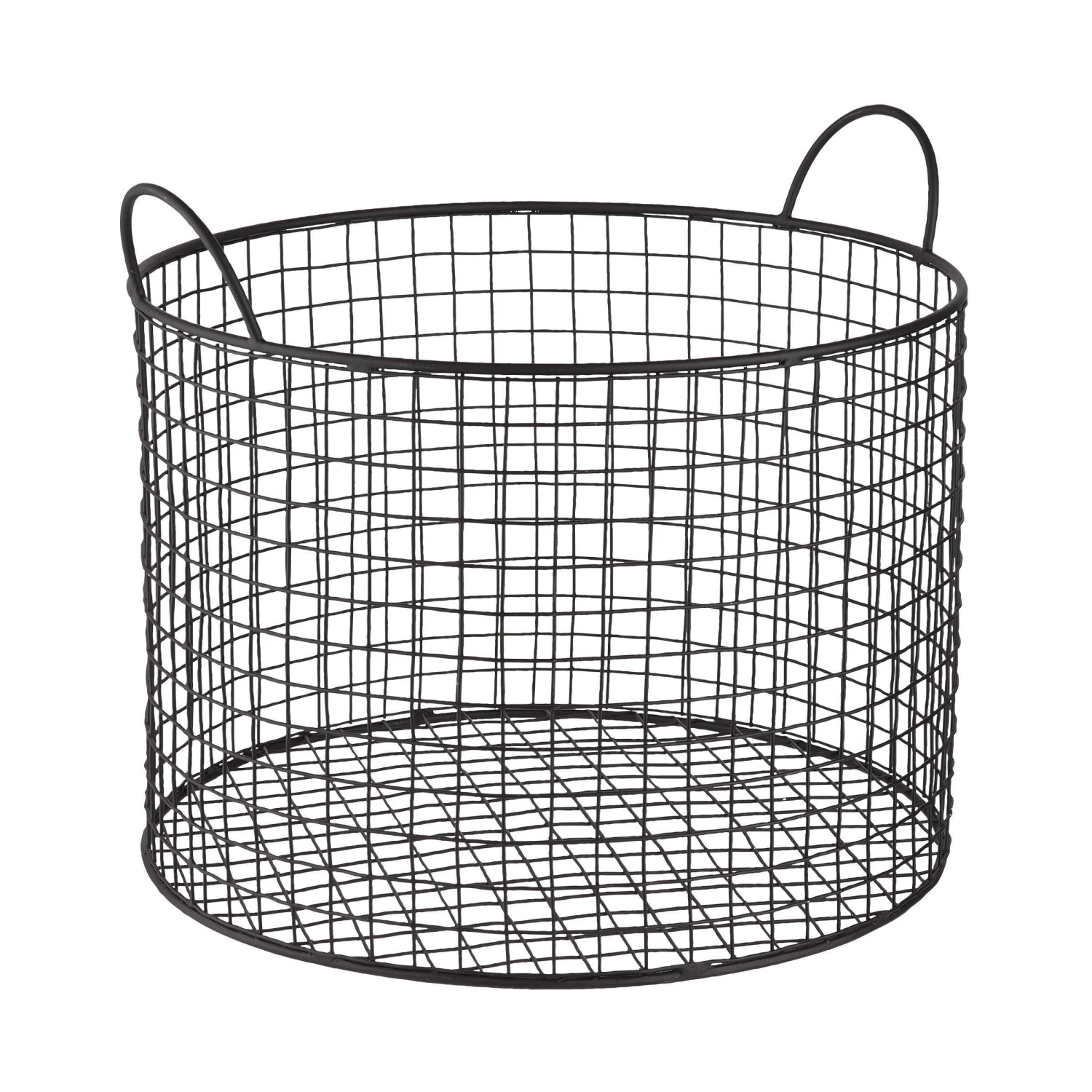 Korb Rund Ø30cm HOOP In Schwarz 1 Korb Rund Ø30cm HOOP In Schwarz
