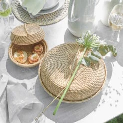 Korbschale Rattan Ø20cm RONDA In Natur -Butlers butlers korbschale rattan o20cm ronda in natur 5