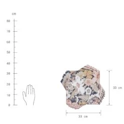 Butlers -Butlers butlers papierserviette blumen 20 stuck apres in bunt 1