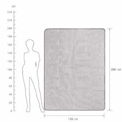 Picknickdecke L 150 X B 200cm WANDERLUST In Taupe-Weiß 8 Picknickdecke L 150 X B 200cm WANDERLUST In Taupe-Weiß -Butlers butlers picknickdecke l 150 x b 200cm wanderlust in taupe weiss 3