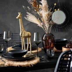 Butlers -Butlers butlers platzset mit fransen o41cm raffia in natur 1