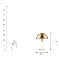 Tischlampe TOPEE In Gold -Butlers butlers tischlampe topee in gold 3