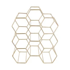 Weinregal Für 9 Flaschen L 36 X H 30cm CUBICLE In Gold -Butlers butlers weinregal fur 9 flaschen l 36 x h 30cm cubicle in gold 3